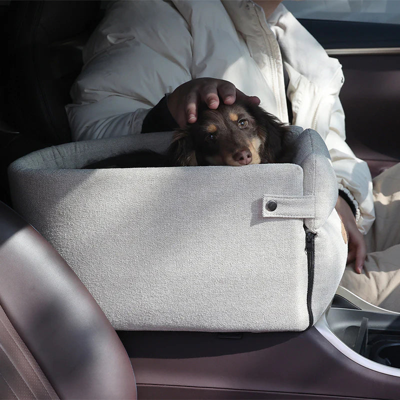 Siège voiture de transport sécurisé pour chien et chat en voiture