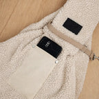 Sac sling sherpa confortable pour transporter chat ou petit chien