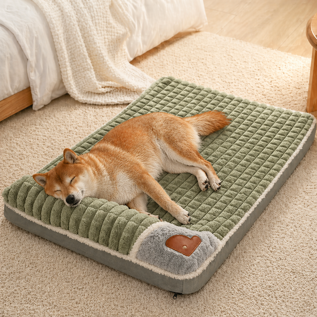 Lit orthopédique pour chien et chat avec soutien ergonomique