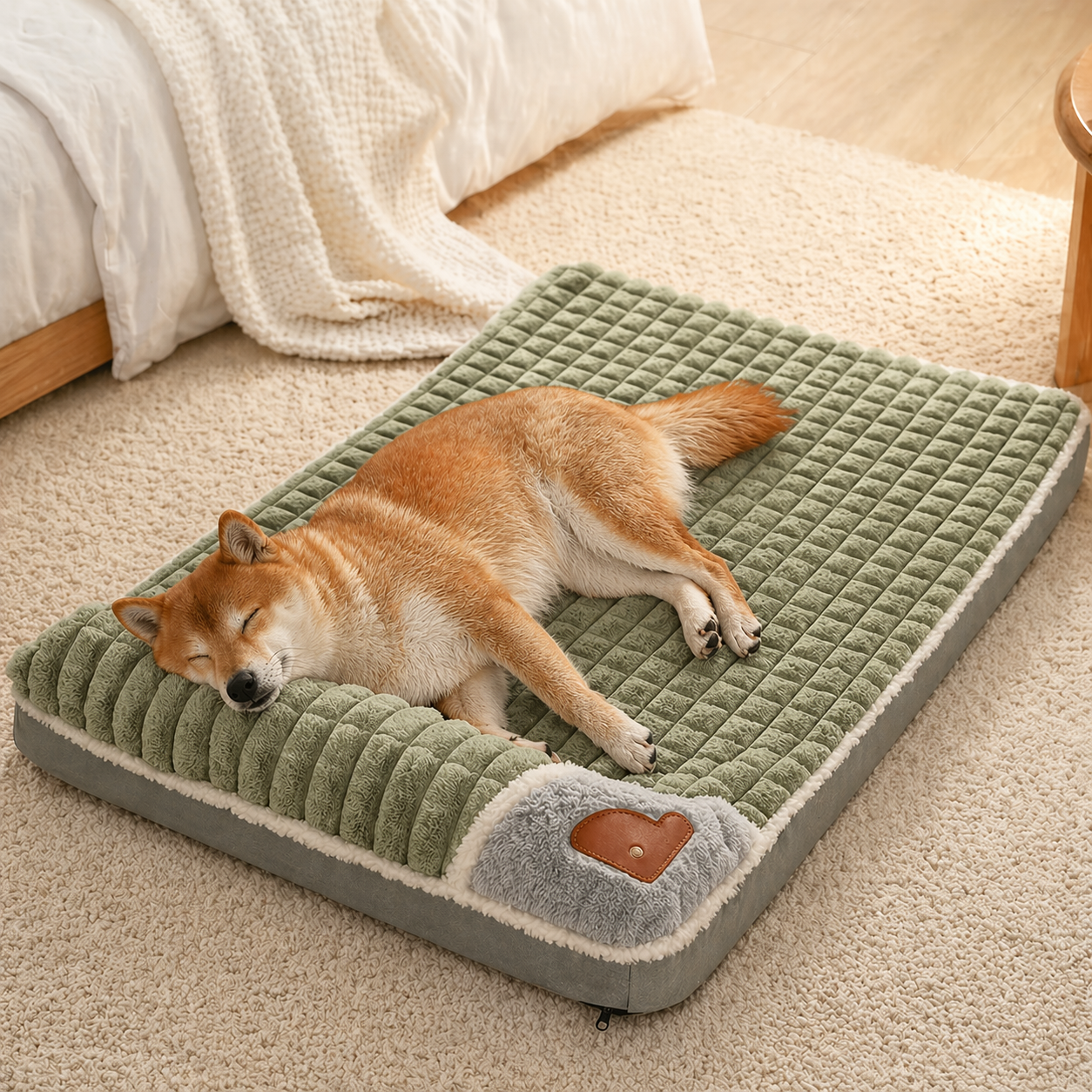Lit orthopédique pour chien et chat avec soutien ergonomique
