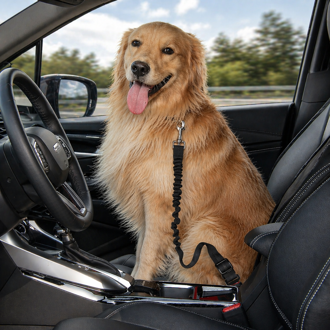 Ceinture de sécurité pour chien et chat, harnais de transport sécurisé en voiture