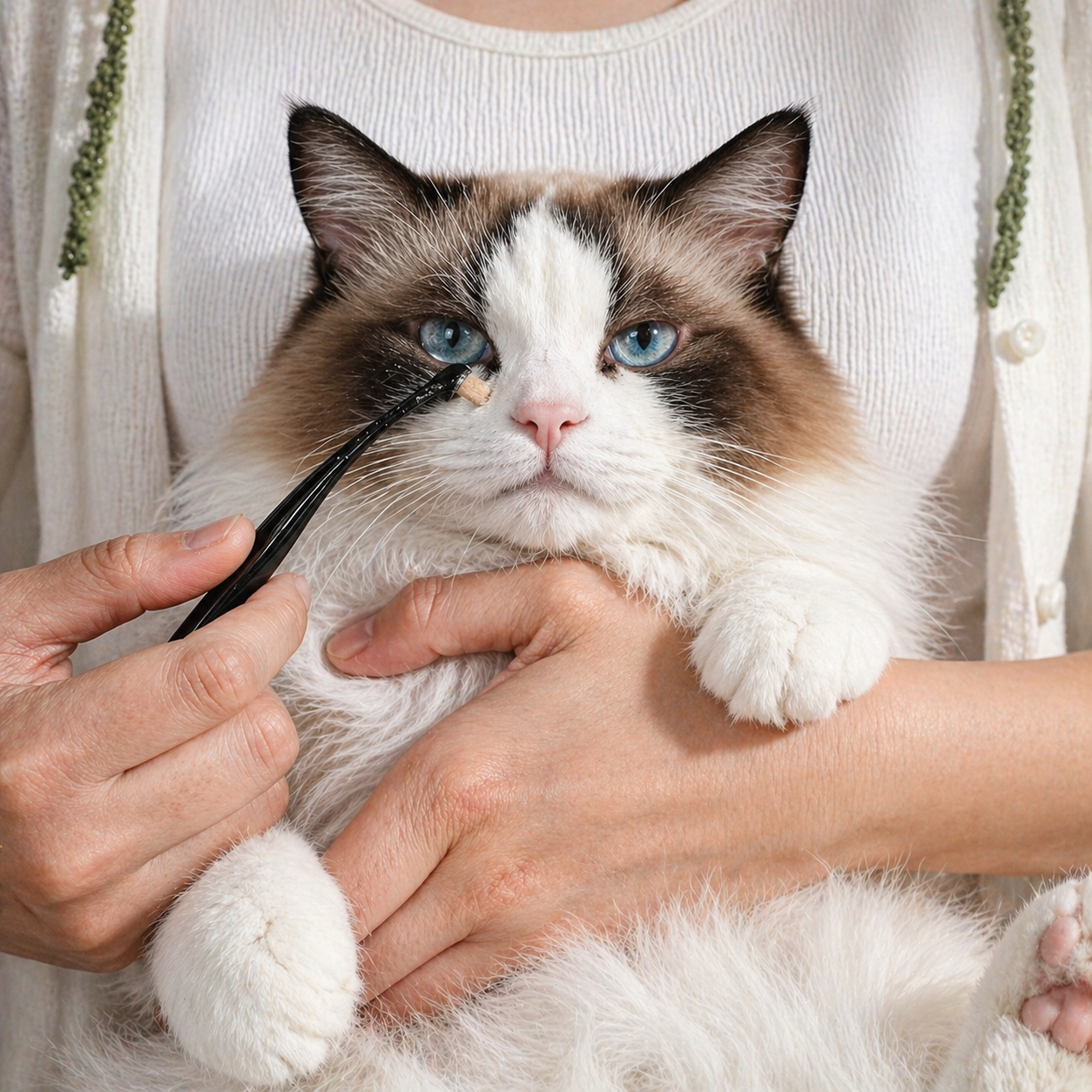Brosse de nettoyage des yeux