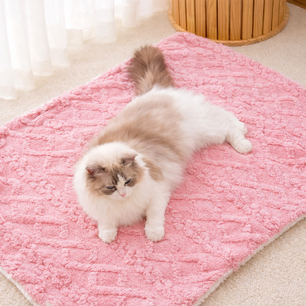Couverture douce et épaisse pour chat et chien, confortable et chaude