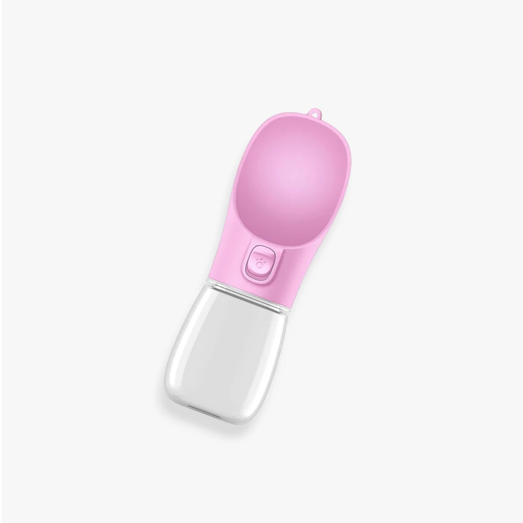 Gourde portable pour chien avec gobelet intégré pour l'hydratation en déplacement