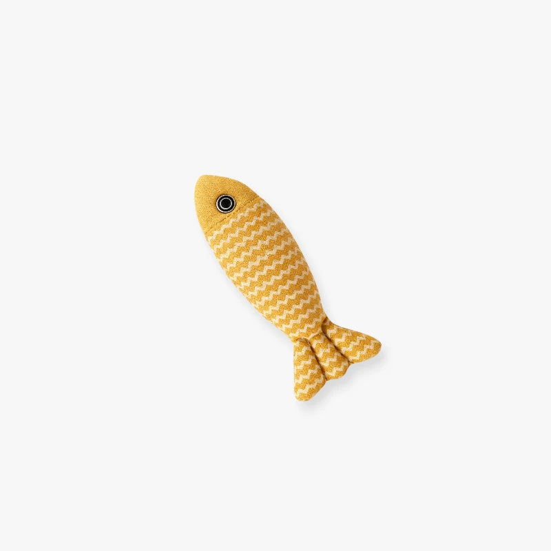 Jouet interactif en forme de poisson pour chat, stimulation et divertissement