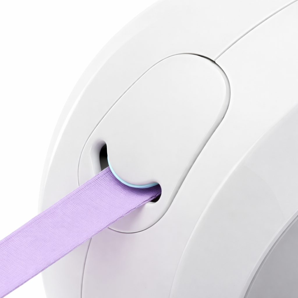 Laisse rétractable lumineuse pour chien avec éclairage LED intégré