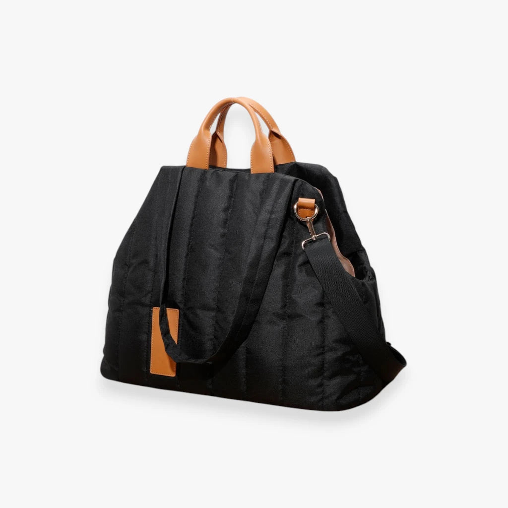 Sac de transport noir pour chat et chien, pratique et sécurisé