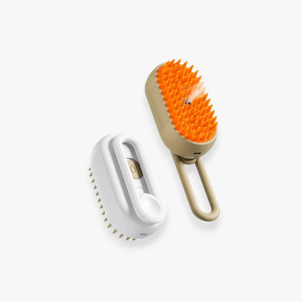 Brosse spray 2 en 1 pour chat et chien, nettoyage et démêlage du pelage