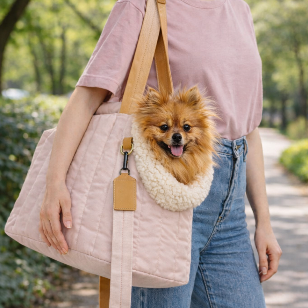 Sac de transport pour chat et chien avec ventilation, idéal pour les déplacements vétérinaires et voyages