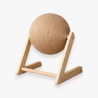 Boule à griffes interactive pour chat avec texture rugueuse pour gratter