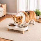 Gamelle surélevée pour chat et chien, favorise une meilleure digestion