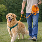 Laisse longue extensible 5M-15M pour chien, idéale pour promenades et dressage