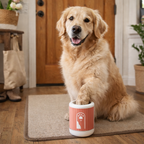 Lave-pattes portatif pour chien et chat, nettoyage rapide des pattes
